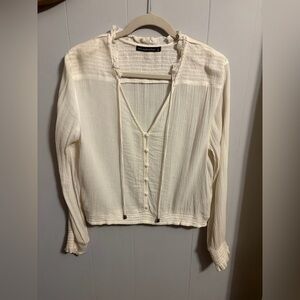 Abercrombie & Fitch Women's White Blouse